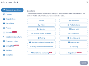 Capture information on dance studio liability waiver