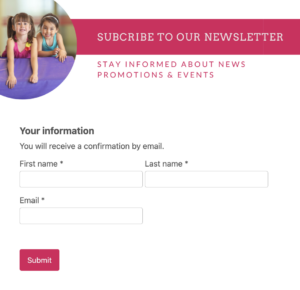 Grow your email subscriber list for dance studios