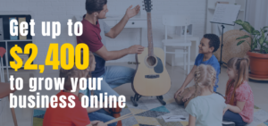 Get up to $2,400 to grow your business online