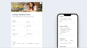 Create an online medical form