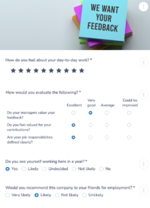 Employee feedback form