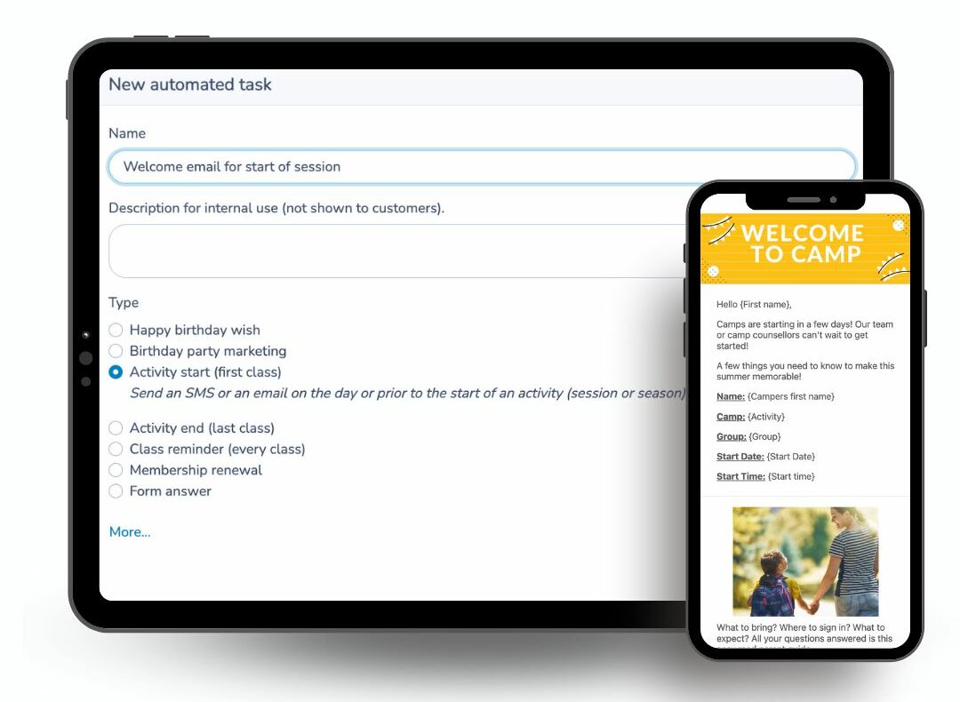 Automate your repetitive tasks for Gymnastics Club