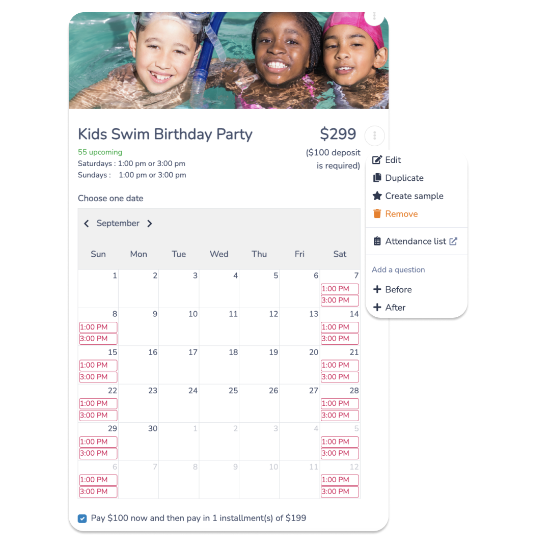 Kid's Birthday Party Workflow