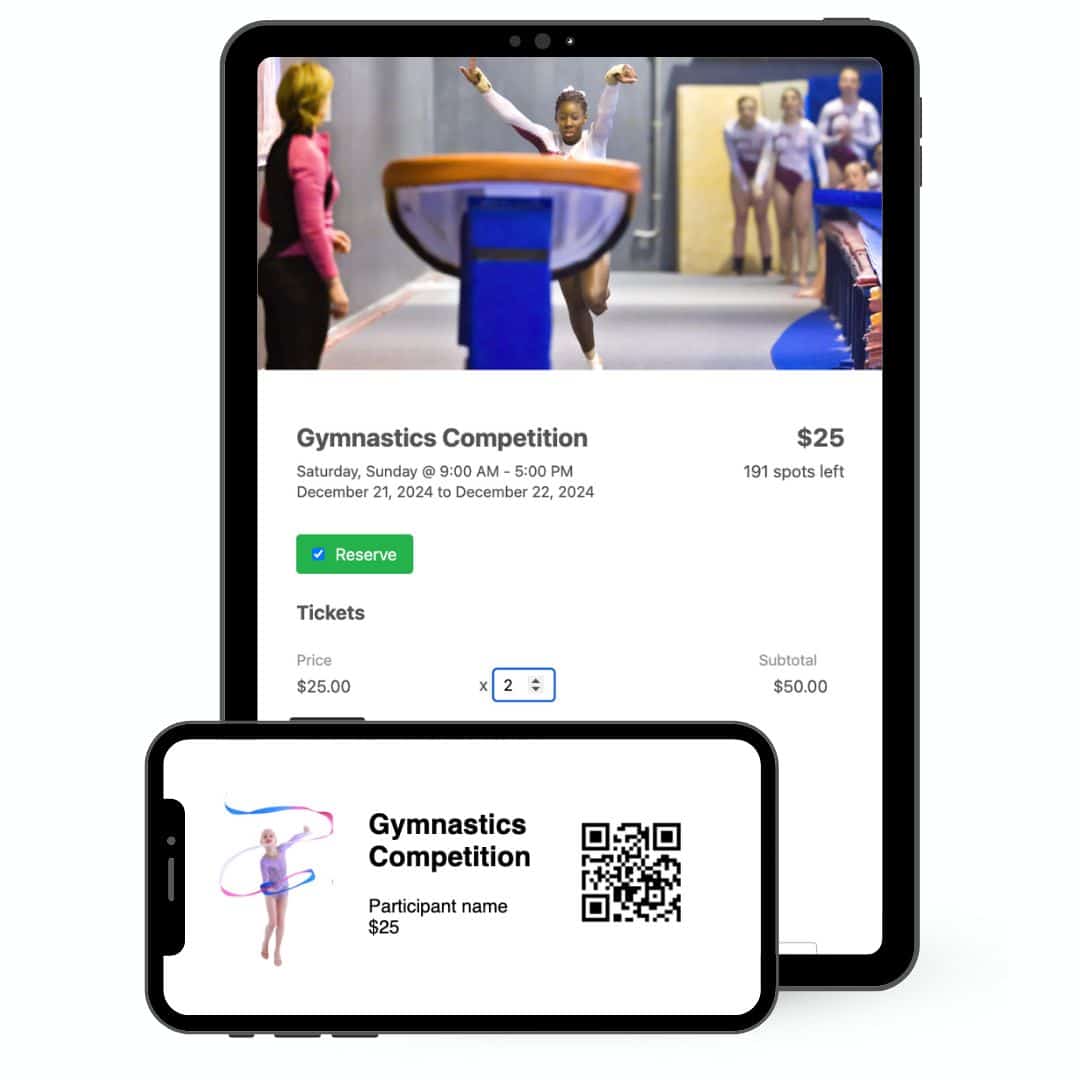 Event ticket sale for sports federations