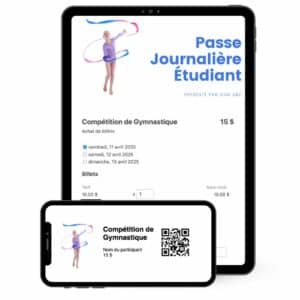 Vente de billets pour compétition sportive