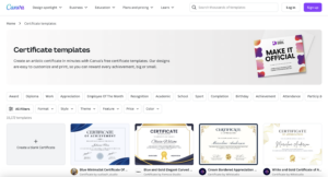 Create Certificates with Canva