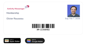 Add membership to Apple Wallet