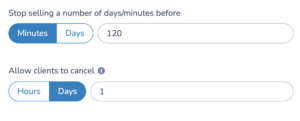 Allow clients to cancel (with constraints)