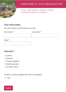 Build an Email List for your Municipality