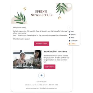 Newsletter for your citizens