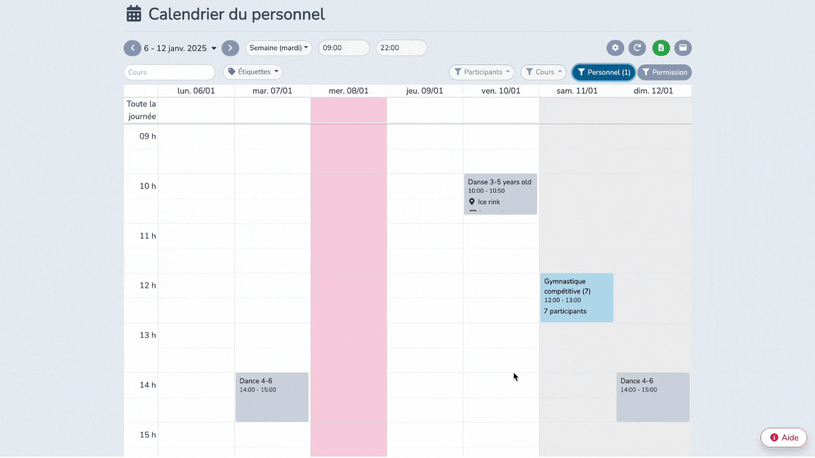 Calendrier-du-personnel-Activity-Messenger