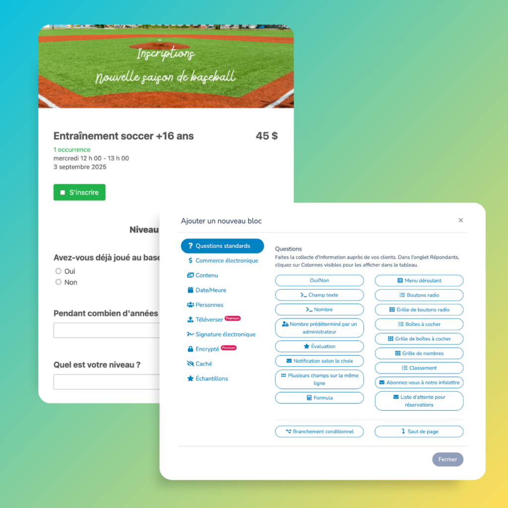 Formulaires-inscription-Activity-Messenger