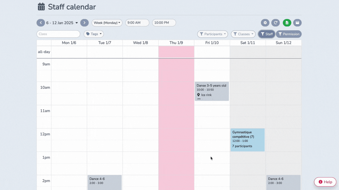 Staff-Calendar-Activity-Messenger