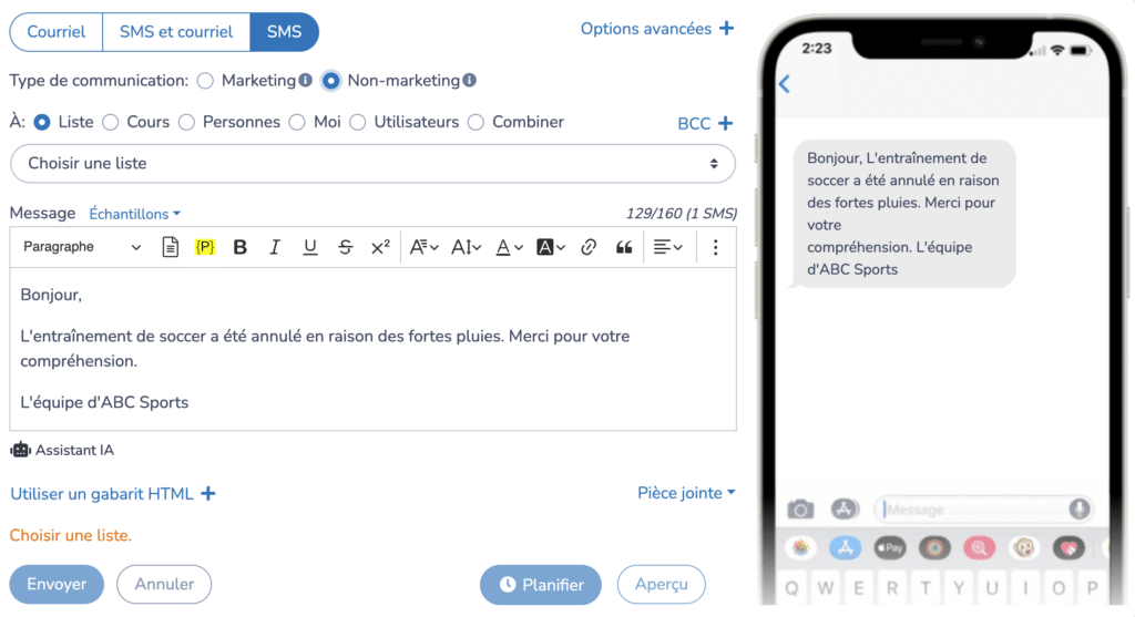 Strategie-marketing-soccer-SMS-Activity-Messenger