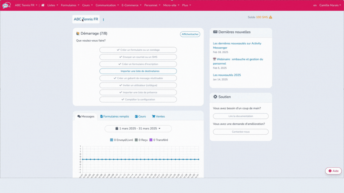 recus-assurances-Activity-Messenger