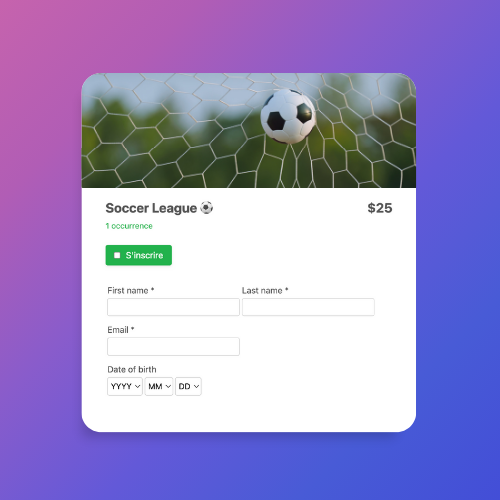 Registration-software-Activity-Messenger