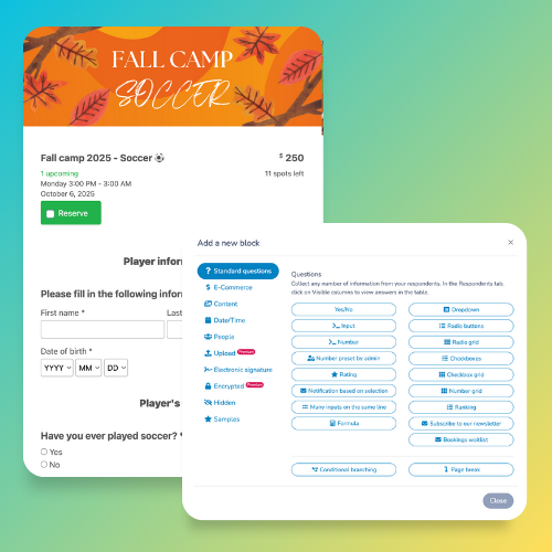online-registration-forms-Activity-Messenger