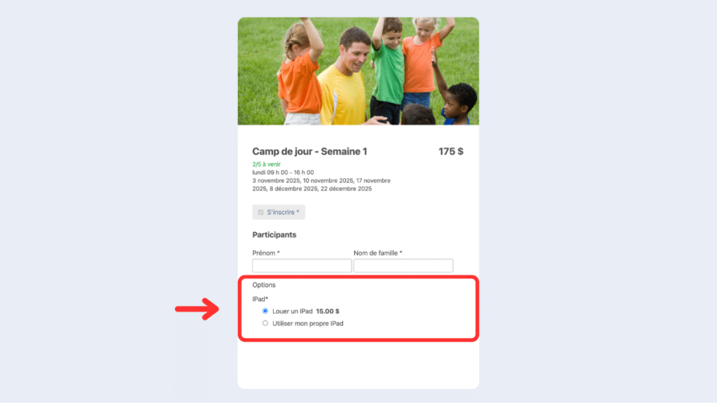 Formulaires-boutons-radio-Activity-Messenger