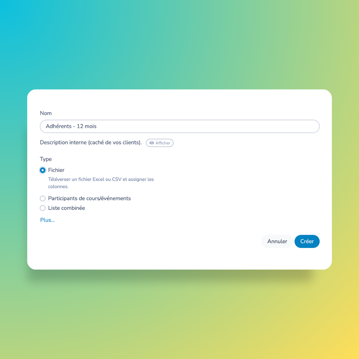 Import-Adherents-Activity-Messenger