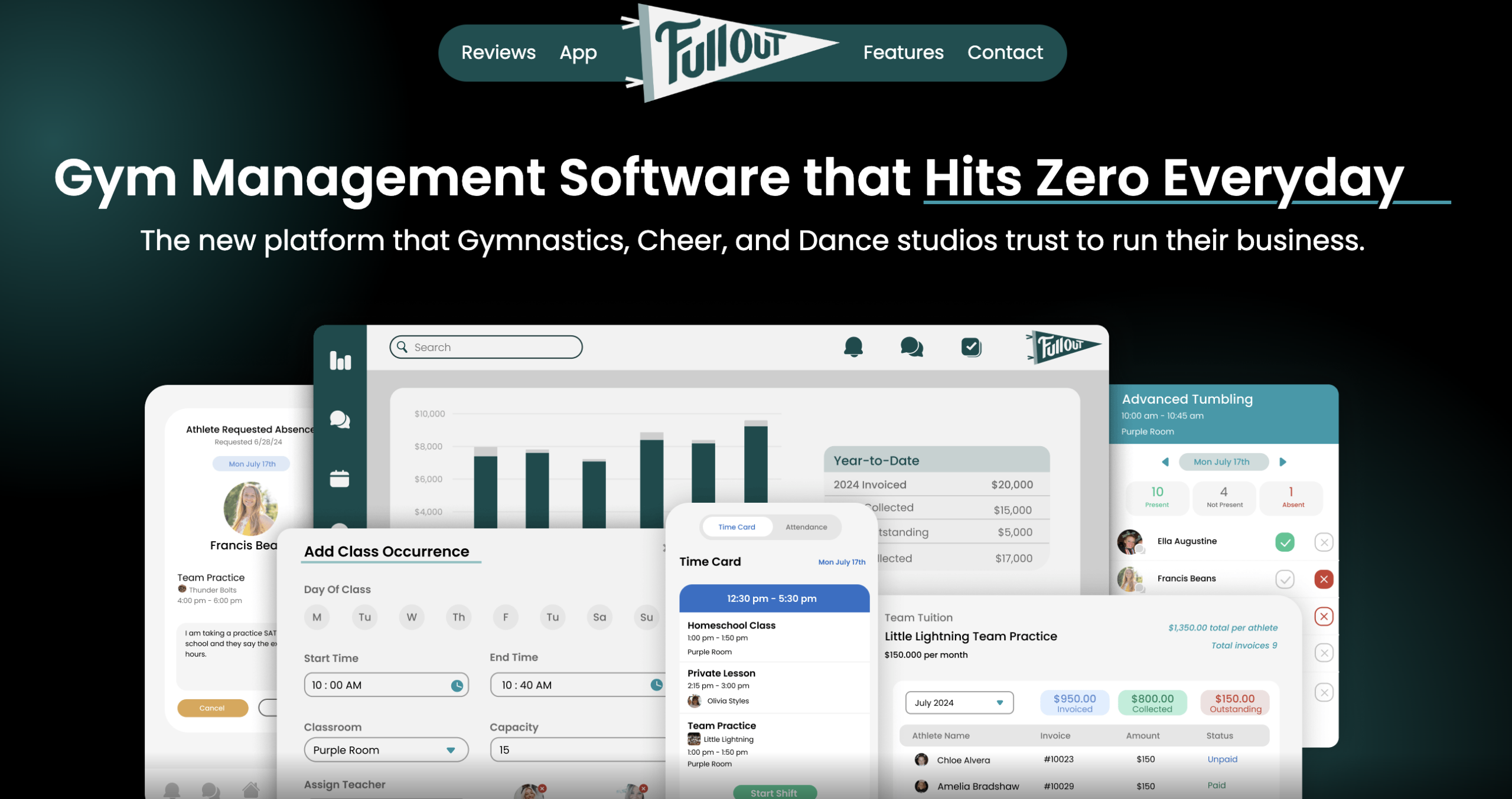 Fullout as best gymnastics software