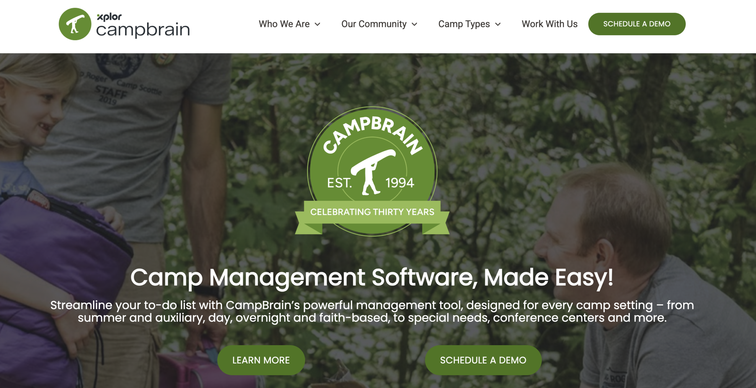CampBrain Homepage: discovering CampBrain alternatives