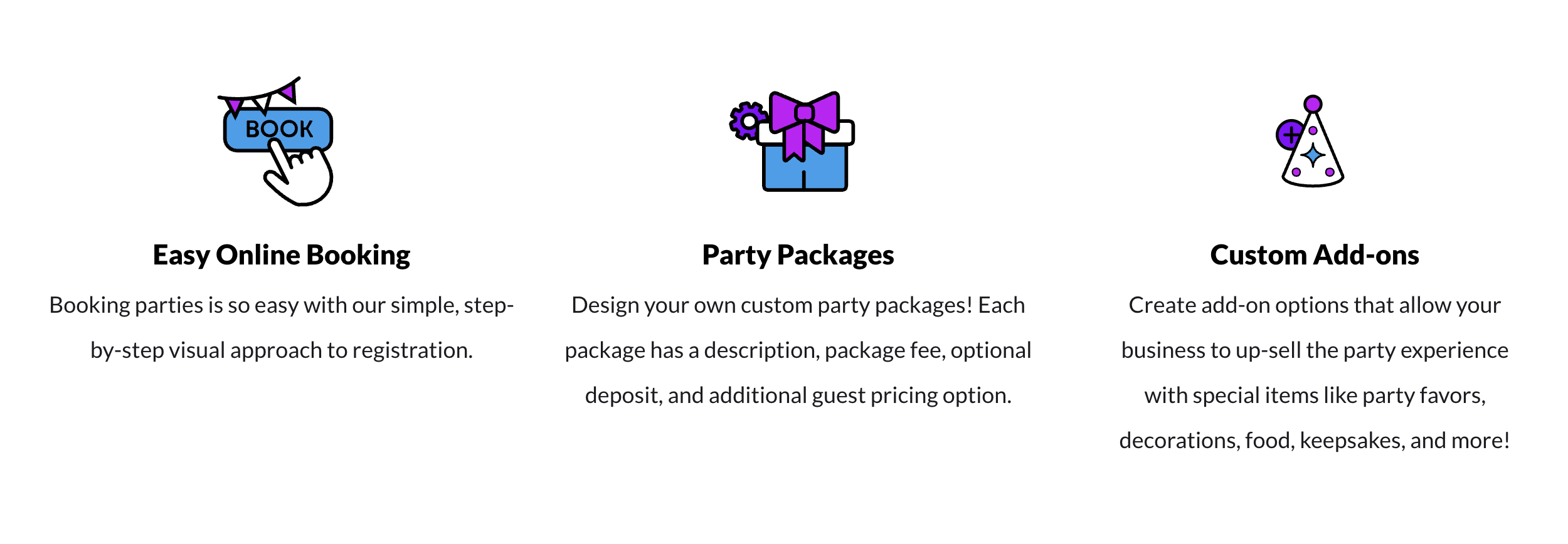 iClassPro birthday party features