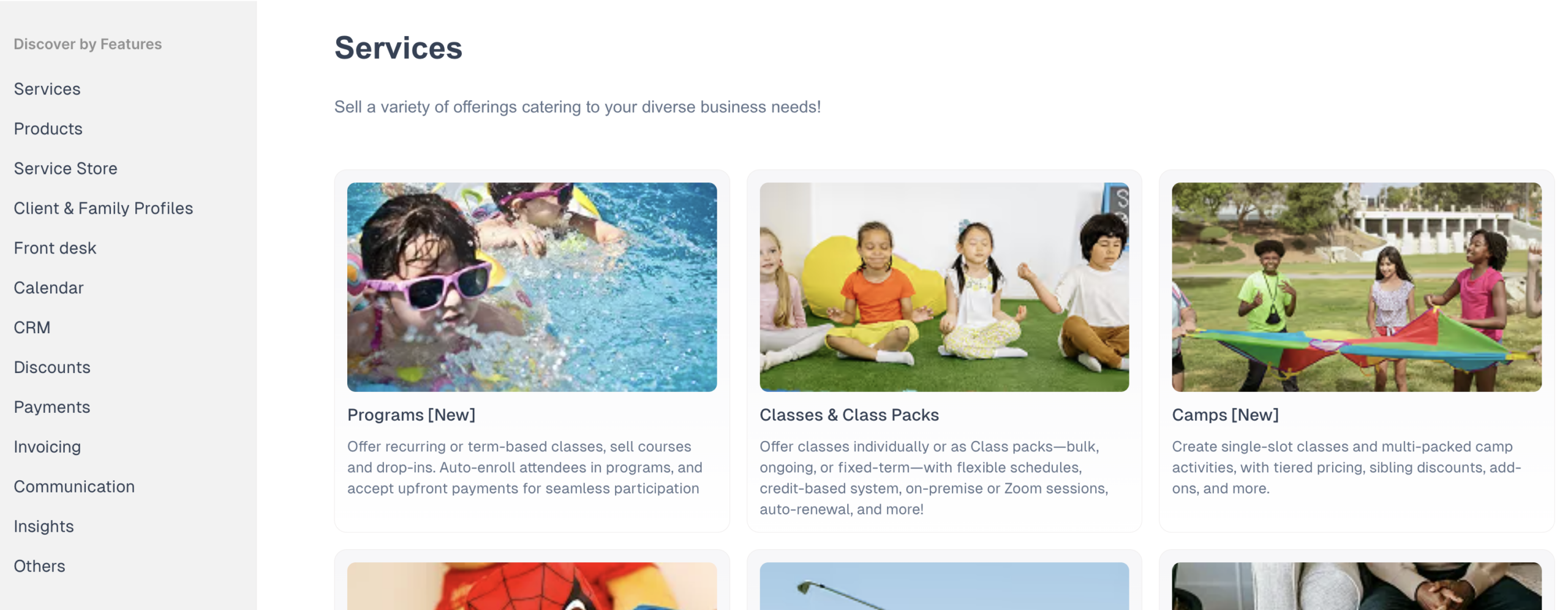 Omnify alternative: feature page