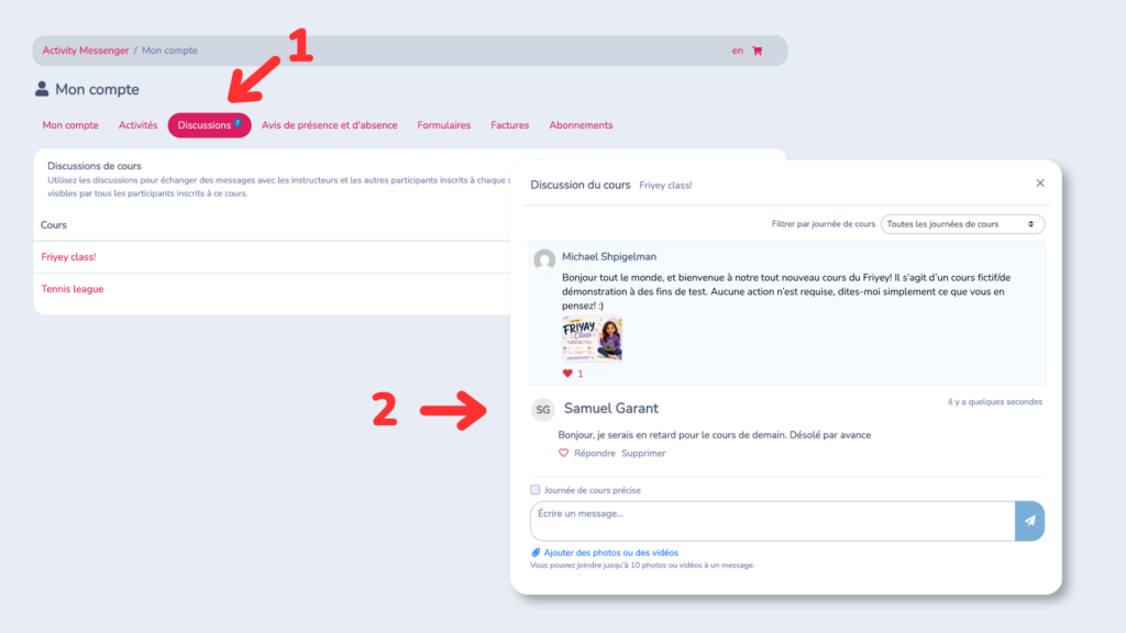 Discussions-de-groupe-Activity-Messenger